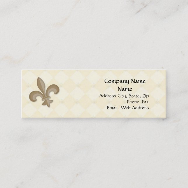 Fleur Di Lis Profilera kort (Framsida)