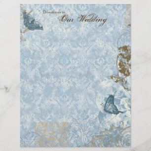 Fleur di Lys Damask - Stationery Bröllop
