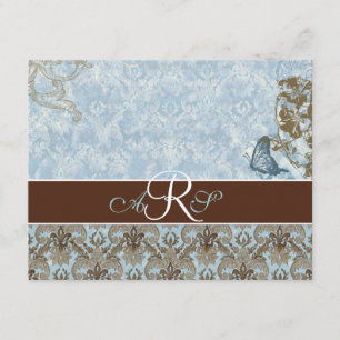 Fleur di Lys Damask vs. 2 - OSA Response Card Kort