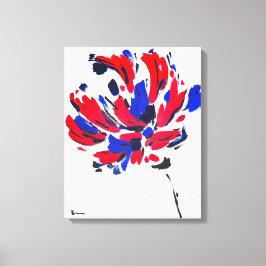 Fleur éclatée canvastryck