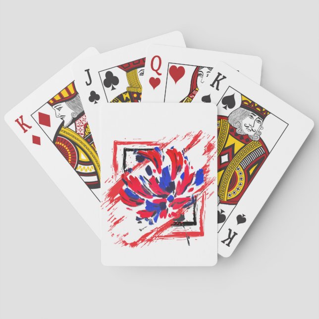 Fleur éclatée casinokort (Baksidan)