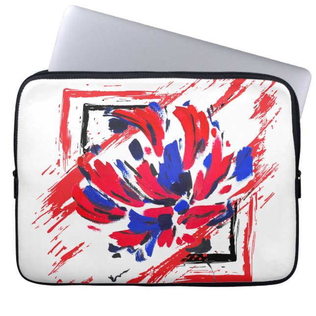 Fleur éclatée laptop fodral (Framsidan)