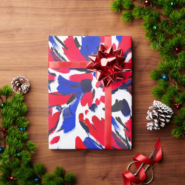 Fleur éclatée presentpapper (Julgåva)