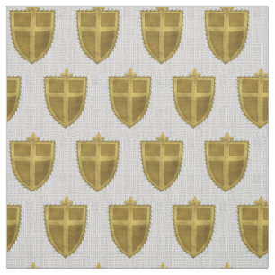 Fleur Family Crest Surname Fabric Tyg