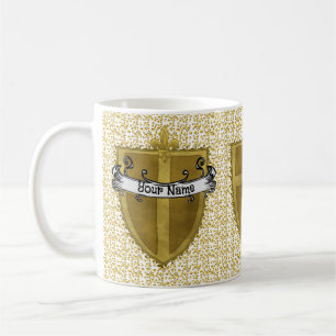 Fleur Family Crest Surname mugg