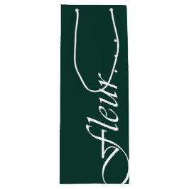 Fleur Green Custom Bouquet Bag