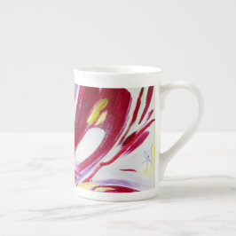Fleur montante benporslin mugg
