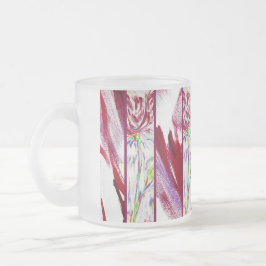 Fleur montante frostad glasmugg