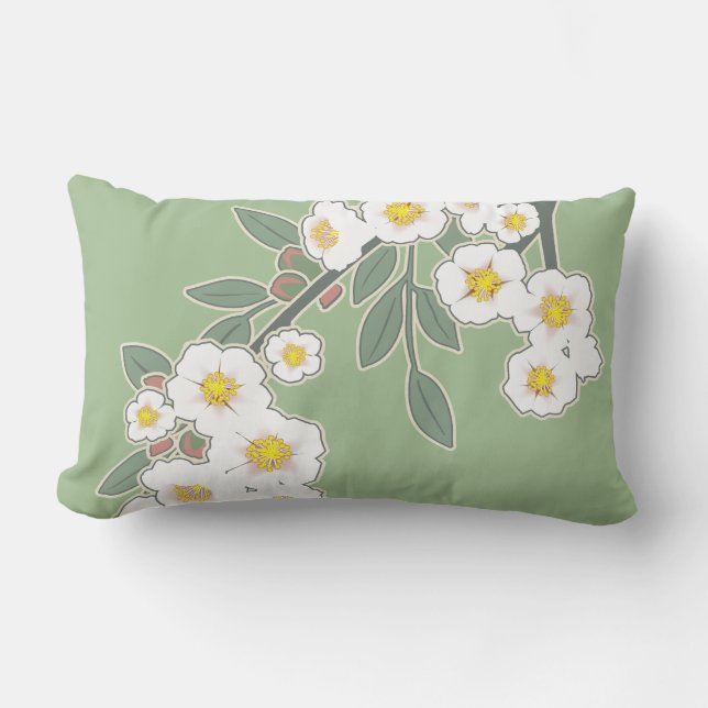 Fleurs Cerise au Printemps Lumbarkudde (Framsida)