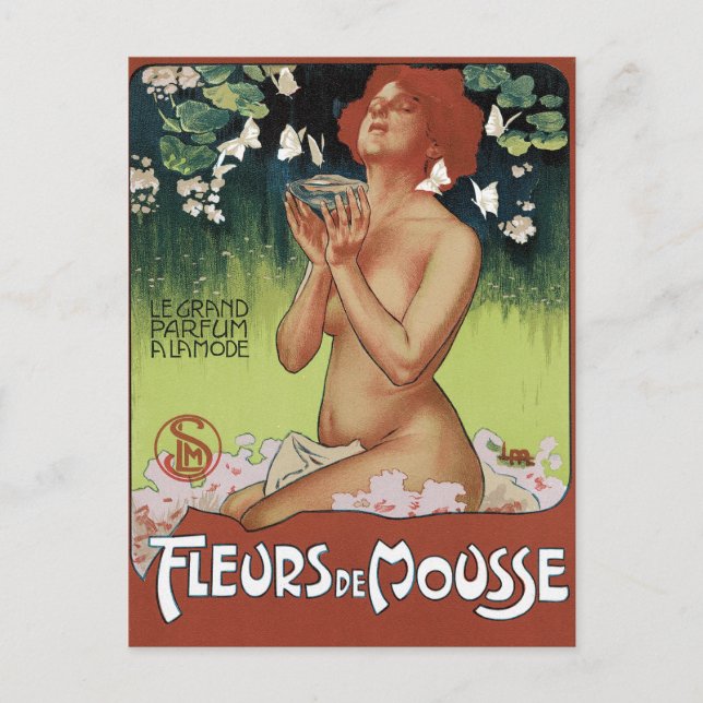 Fleurs de Mousse Vykort (Framsida)