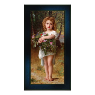 Fleurs De Printemps av William Bouguereau Fototryck