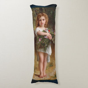Fleurs De Printemps av William Bouguereau Kroppskudde