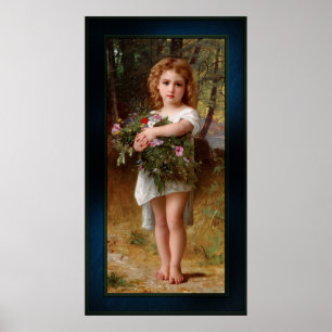 Fleurs De Printemps av William Bouguereau Poster