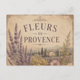 Fleurs de Provence vykort