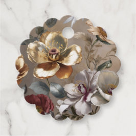 Fleurs dorées gåvor etiketter