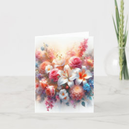 Fleurs du Cœur, Murmures d’Amour, carte pour tous Tack Kort