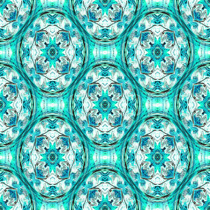 Fleurs en Turkos...... Tygkasse