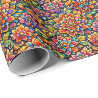 fleurs full color presentpapper
