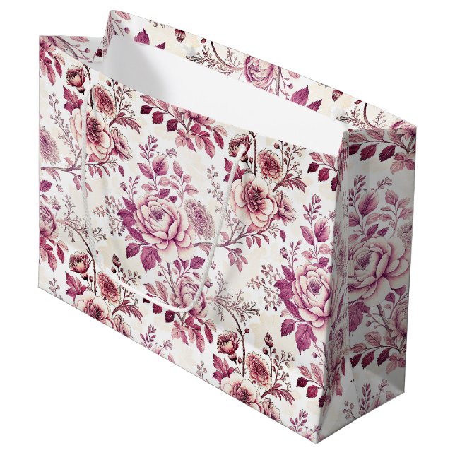 fleurs roses et rouge foncé (Framsidan Vinklad)