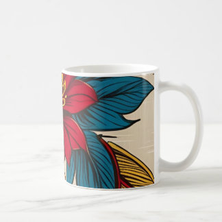 Fleurs Tropicales – Vibrance Naturelle Kaffemugg