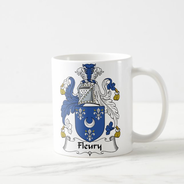 Fleury familjvapensköld kaffemugg (Höger)