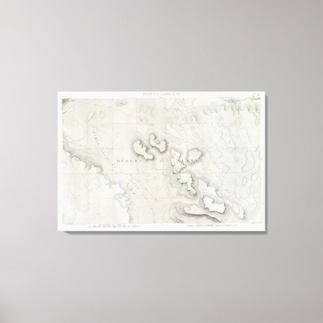 Fleuve Sans Eau, Egypten Canvastryck (Framsida)