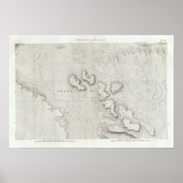 Fleuve Sans Eau, Egypten Poster (Framsidan)