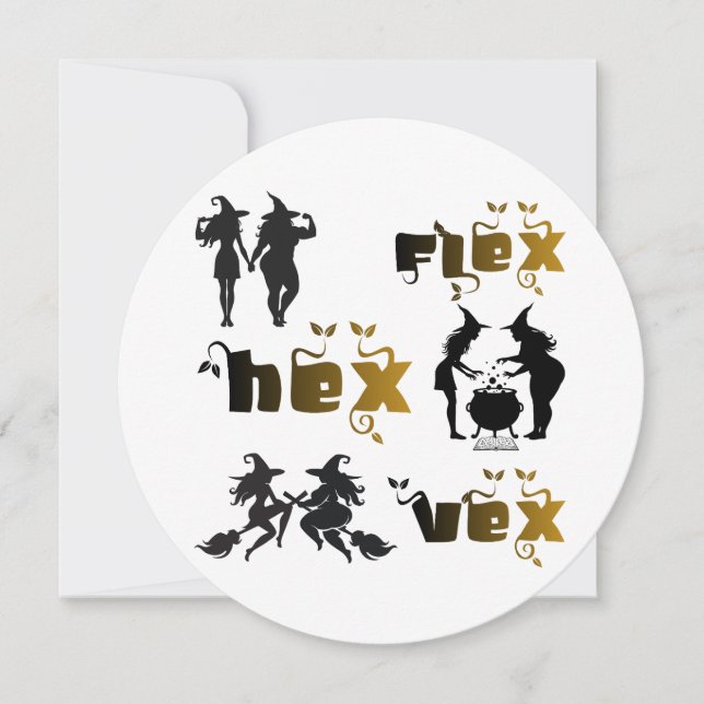 Flex. Hex. Vex. Kroppspositiva & Mångfaldiga Häxor (Framsida)