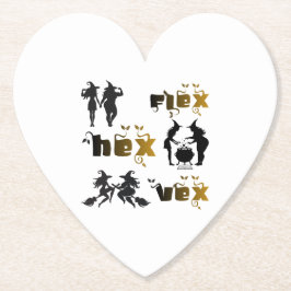 Flex. Hex. Vex. Kroppspositiva & Mångfaldiga Häxor Underlägg Papper
