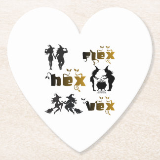 Flex. Hex. Vex. Kroppspositiva & Mångfaldiga Häxor Underlägg Papper