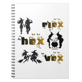 Flex. Hex. Vex. Kroppspositiva och mångfaldiga häx Anteckningsbok