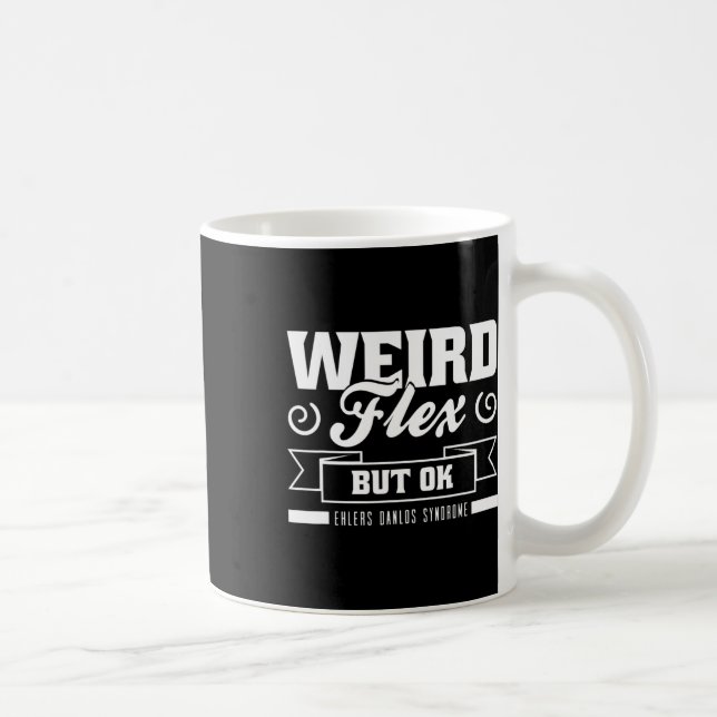Flex men Ehlers Danlos Black White Zebra Stri Kaffemugg (Höger)