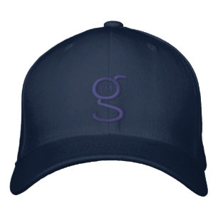 FlexFit Cap w Blue Logotyp Embroized Broderad Keps