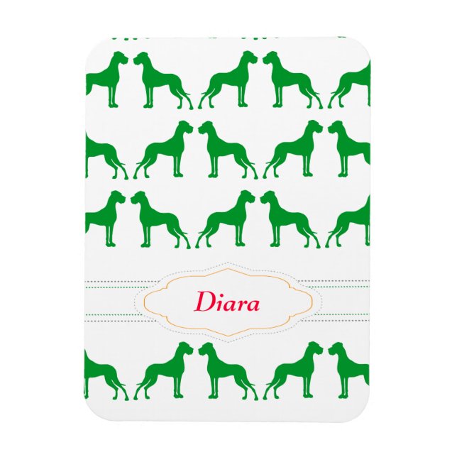 Flexi Magnet Doggennamen (Vertikal)