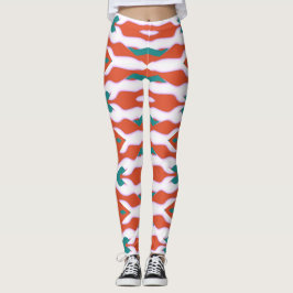 Flexi-passad multifärgad "Ratti_Kreativ_Arts" Legg Leggings