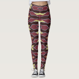 Flexi-passad multifärgad "Ratti_Kreativ_Arts" Legg Leggings