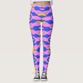 Flexi-passad multifärgad "Ratti_Kreativ_Arts" Legg Leggings