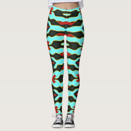 Flexi-passad multifärgad "Ratti_Kreativ_Arts" Legg Leggings