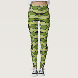 Flexi-passad multifärgad "Ratti_Kreativ_Arts" Legg Leggings