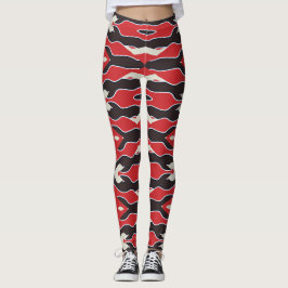 Flexi-passad multifärgad "Ratti_Kreativ_Arts" Legg Leggings