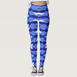 Flexi-passad multifärgad "Ratti_Kreativ_Arts" Legg Leggings