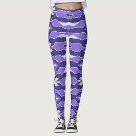 Flexi-passad multifärgad "Ratti_Kreativ_Arts" Legg Leggings