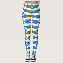 Flexi-passad multifärgad "Ratti_Kreativ_Arts" Legg Leggings