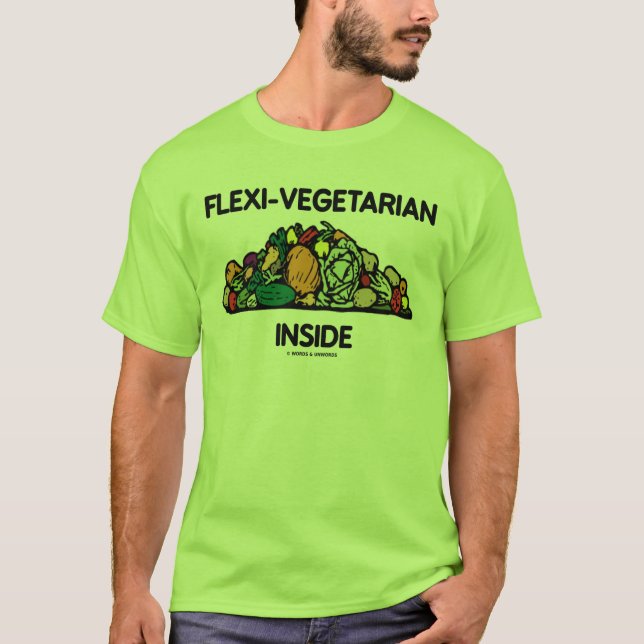 Flexi-Vegetarian Inside (fläsk av grönsaker) Tröja (Framsida)