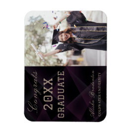 Flexibal Modern Grattis Student Magnet