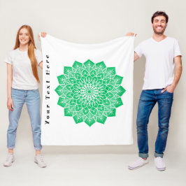 Flexibel Anpassningsbar - textbild här Fleecefilt