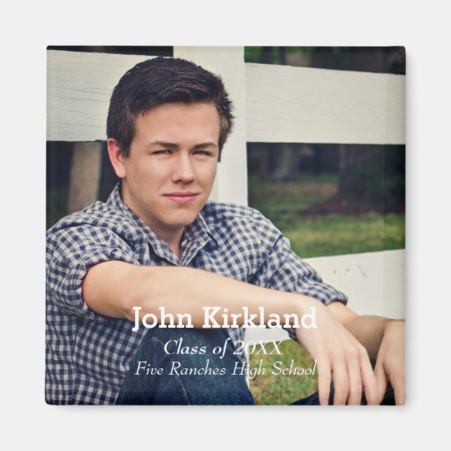 Flexibel foto med modern studenten magnet (Framsidan)