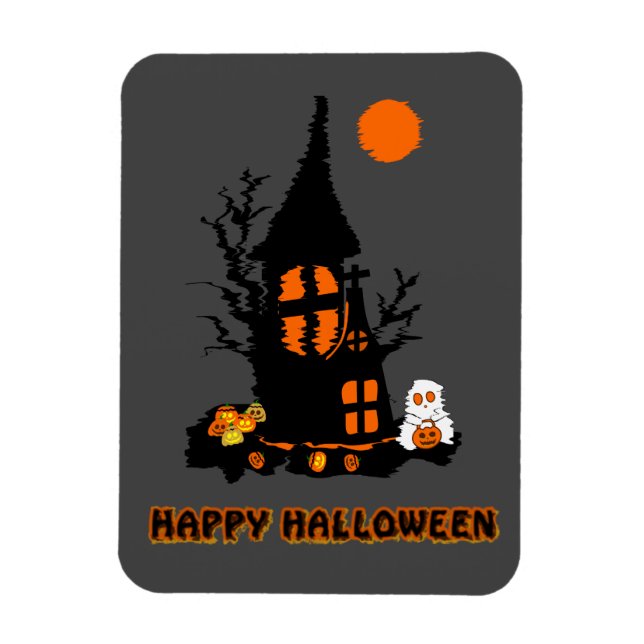 Flexibel fotomagnet | Glad Halloween Magnet (Vertikal)