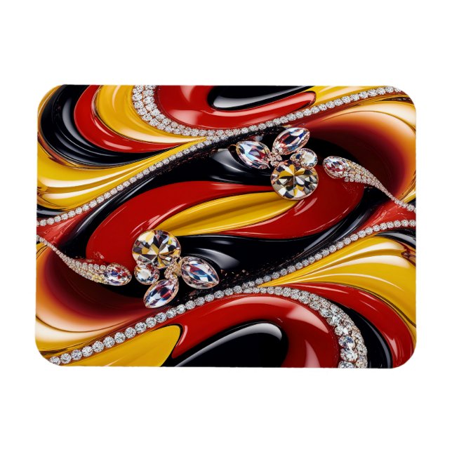 Flexibel fotomagnet med belgiskt Färg Magnet (Horisontell)