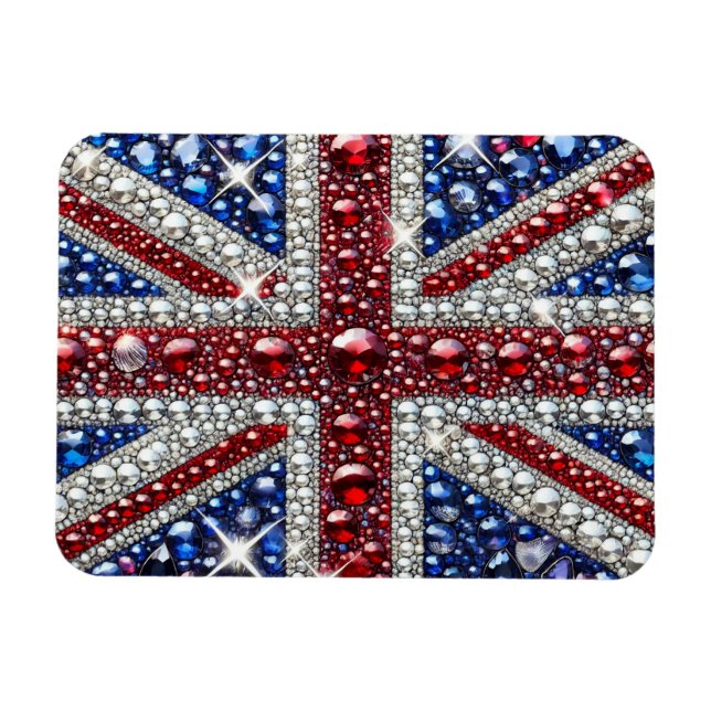 Flexibel fotomagnet med British Färg Magnet (Horisontell)